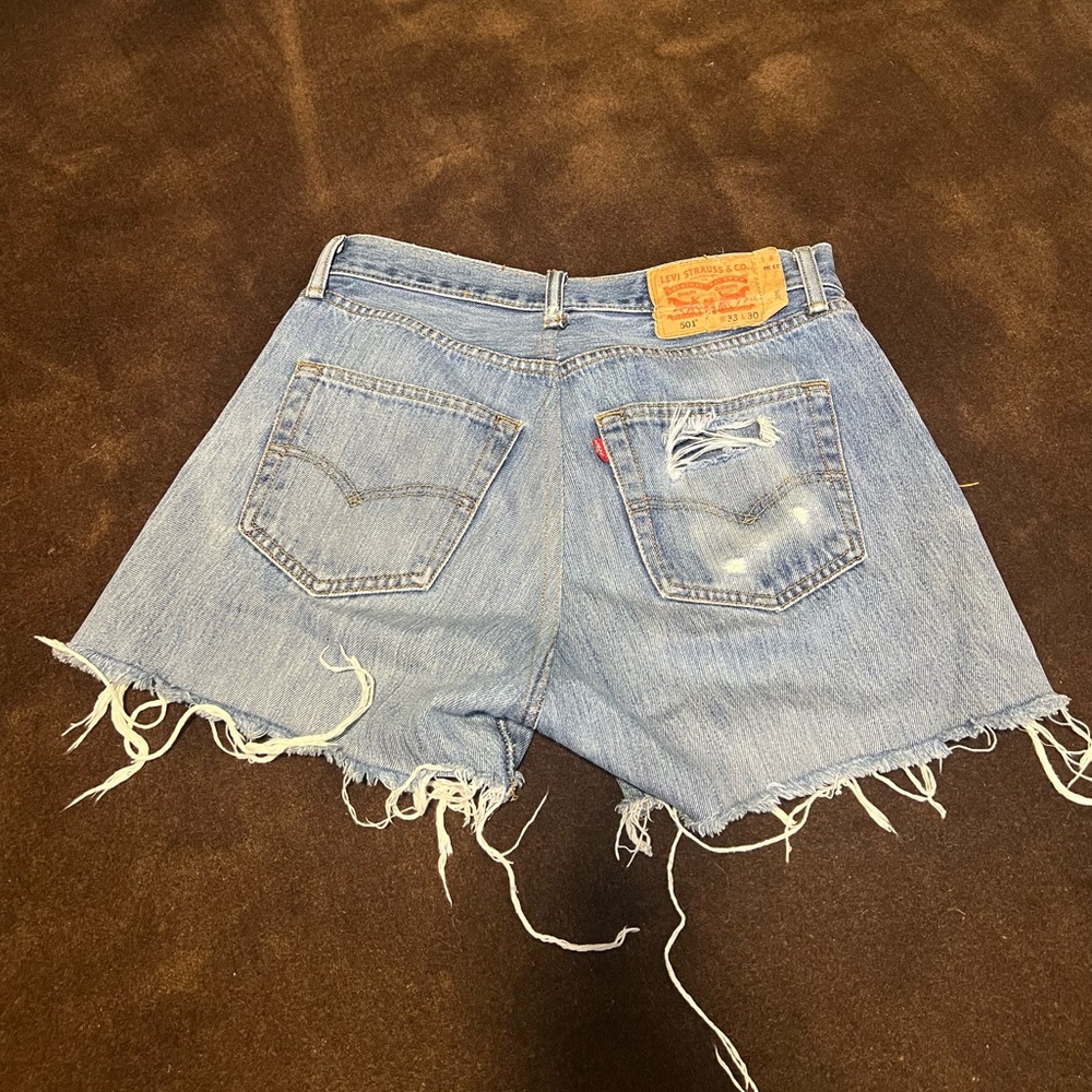 501 Levis vintage denim shorts